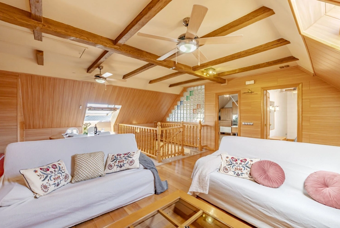 Chalet Pareado Pozuelo Atico Salon Comedor