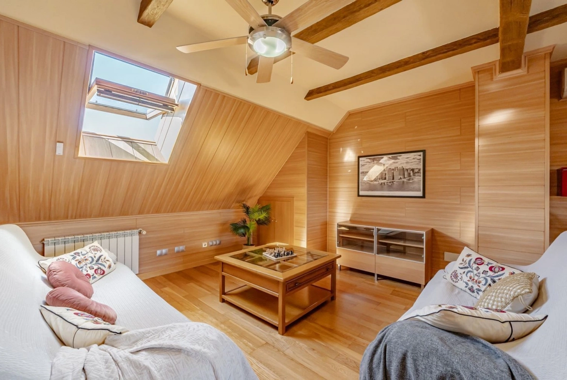 Chalet Pareado Pozuelo Atico Salon Comedor