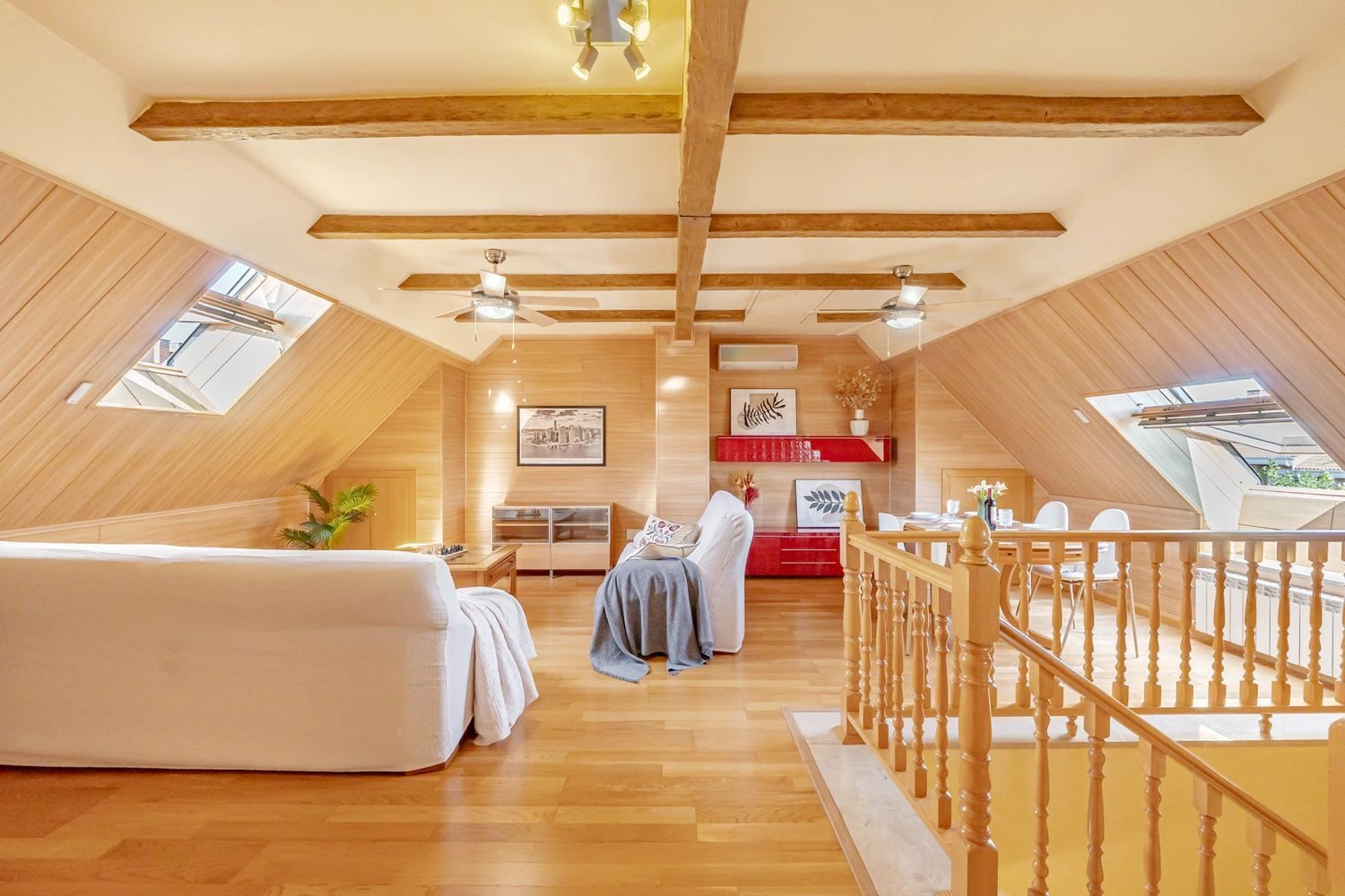 Chalet Pareado Pozuelo Atico Salon Comedor