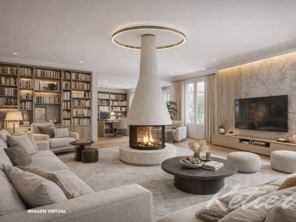 Malasana Piso Sala Estar Virtual