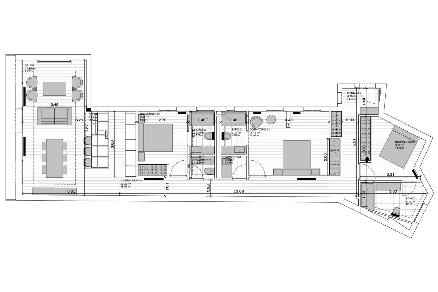 Piso Alcala Salamanca Plano