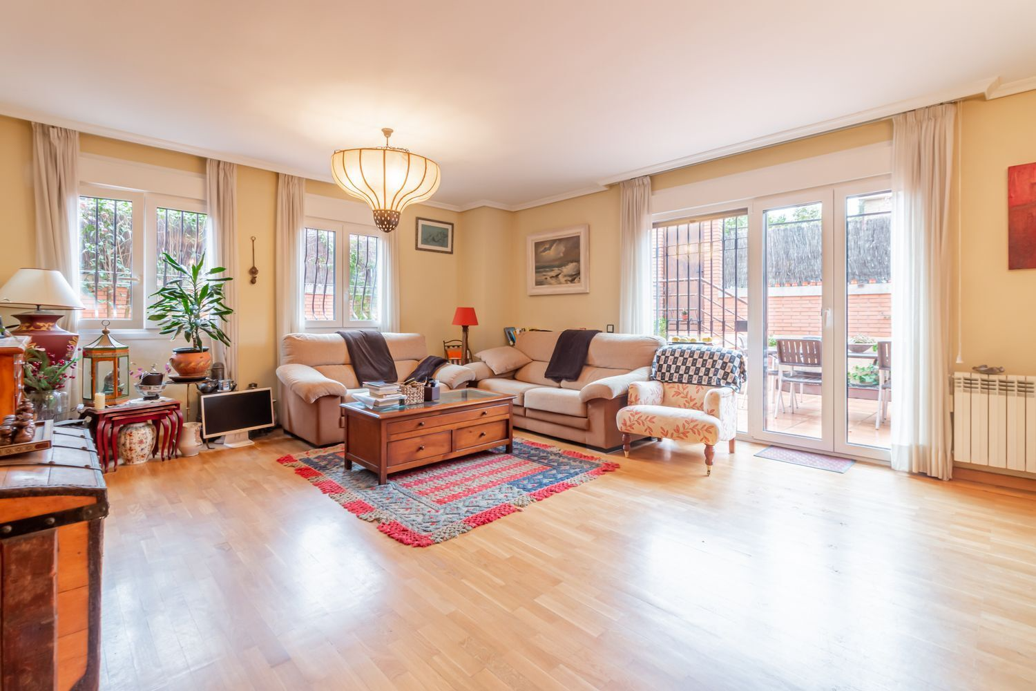 Piso Bajo Con Jardin Las Rozas de Madrid Salon