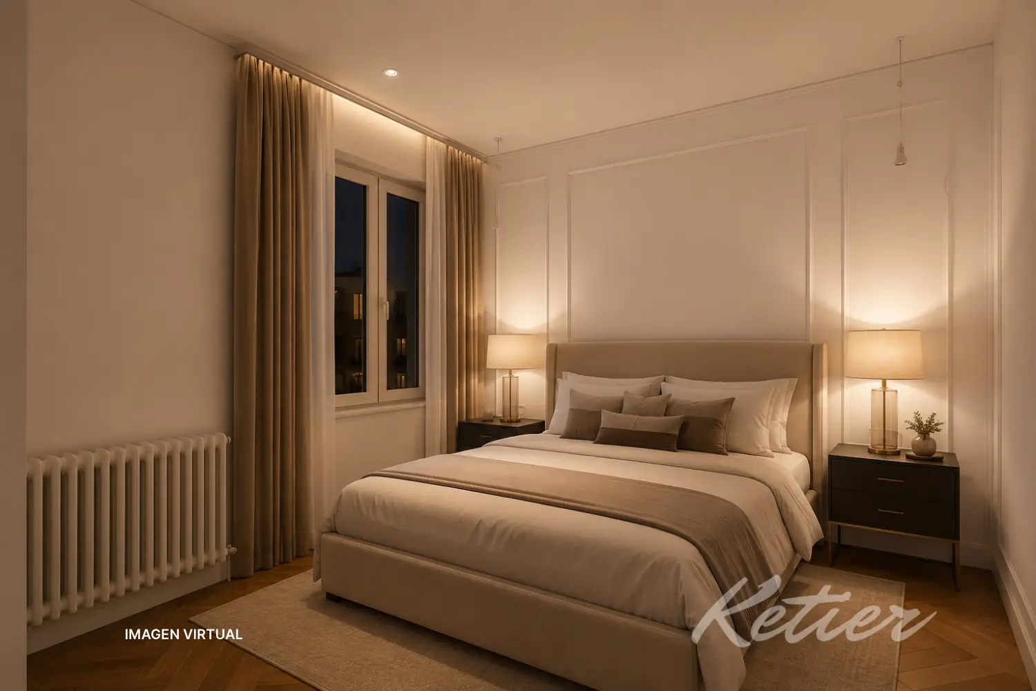 Piso Conde P Dormitorio virtual