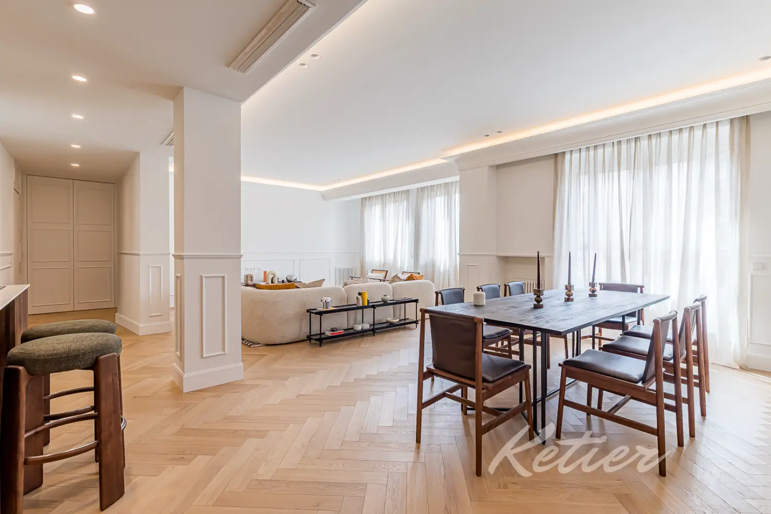Piso Lujo Goya Madrid Salon