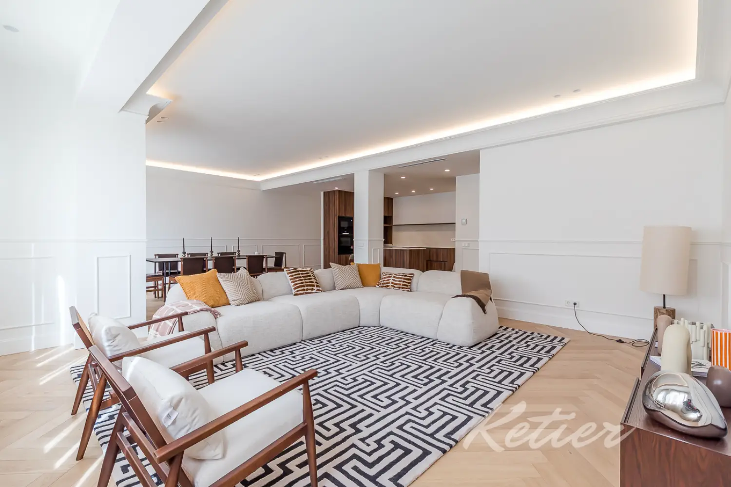 Piso Lujo Goya Madrid Salon