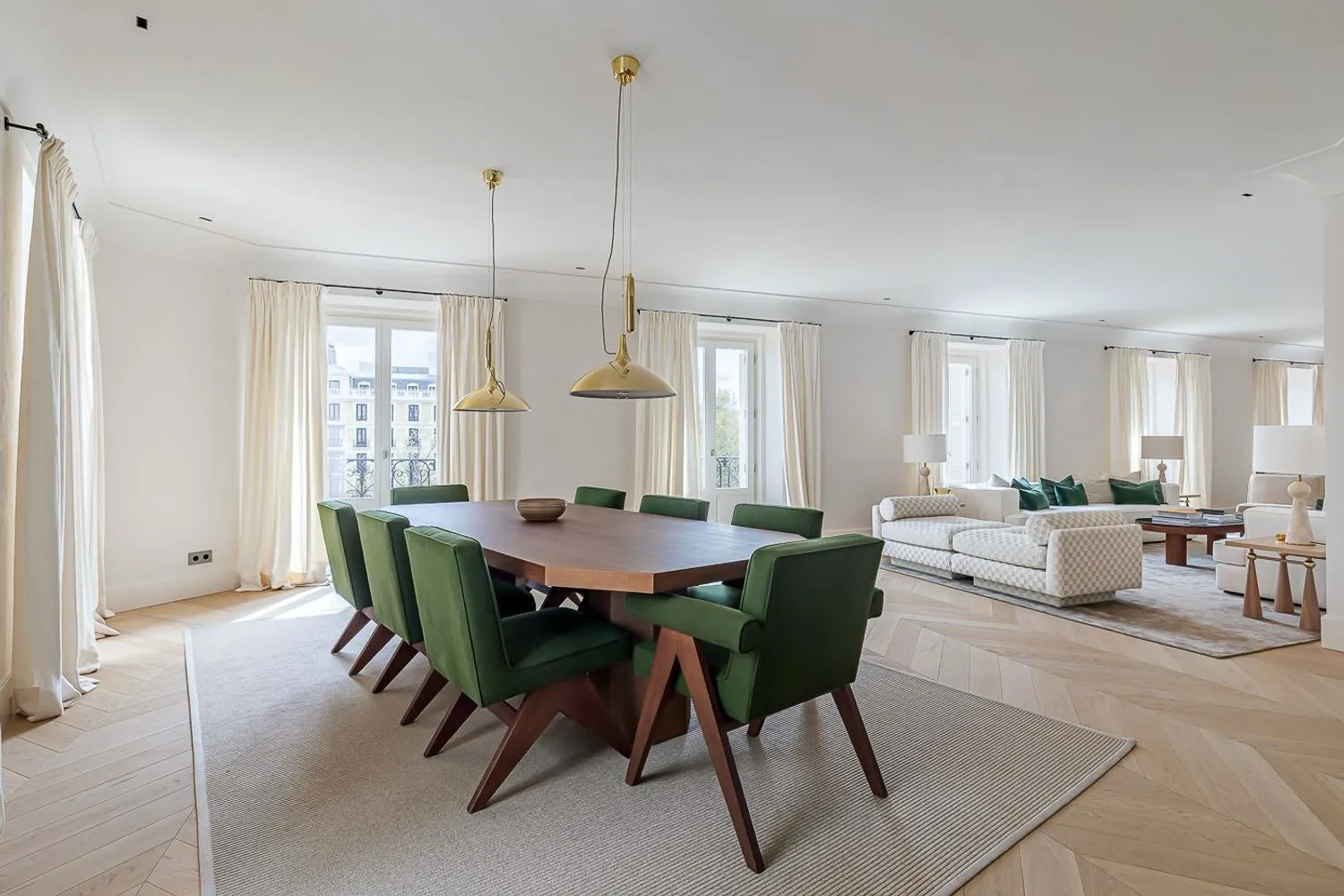 Piso Lujo Recoletos Salon Comedor