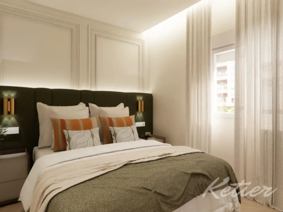 Piso Premium Madrid Dormitorio