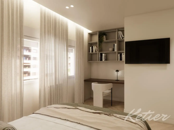 Piso Premium Madrid Dormitorio