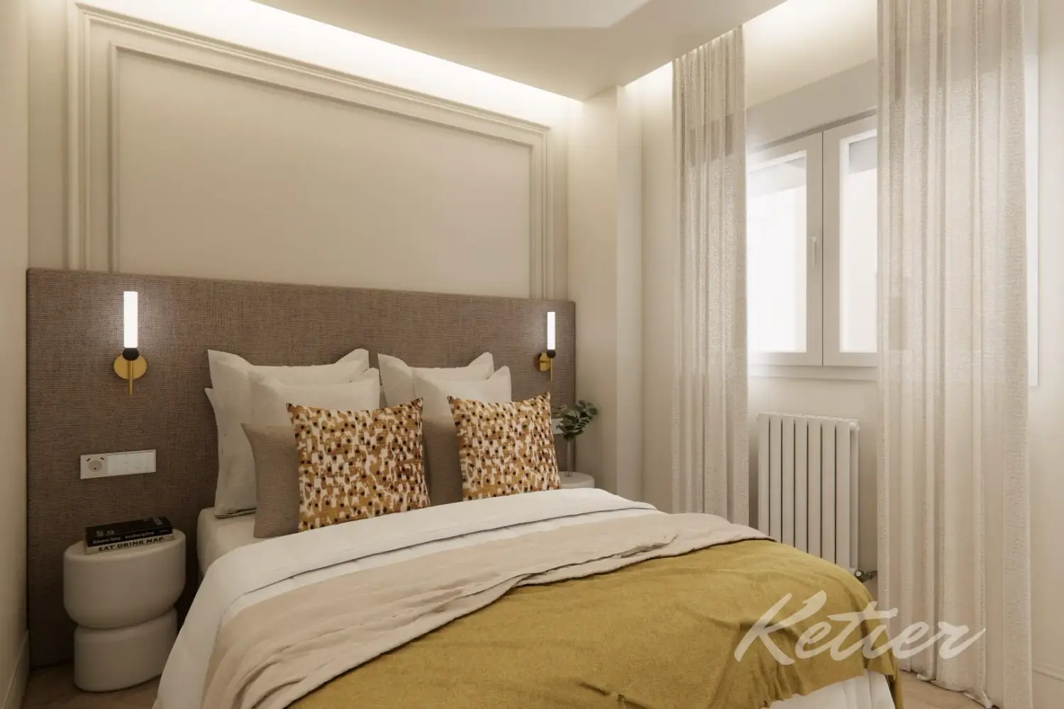 Piso Premium Madrid Dormitorio