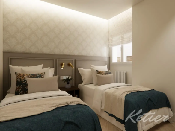 Piso Premium Madrid Dormitorio