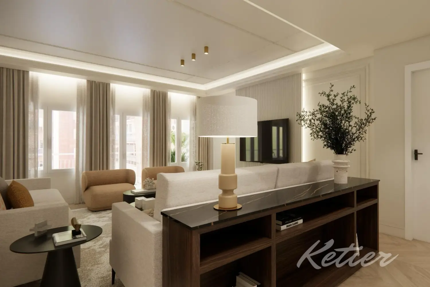 Piso Premium Madrid Salon