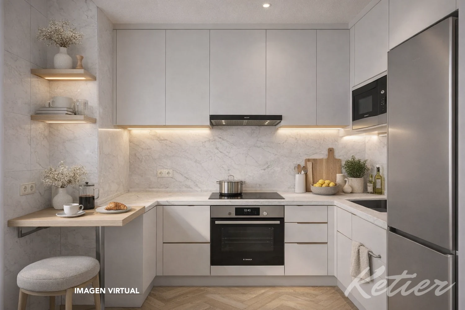 Piso en Salamanca Madrid Cocina Virtual