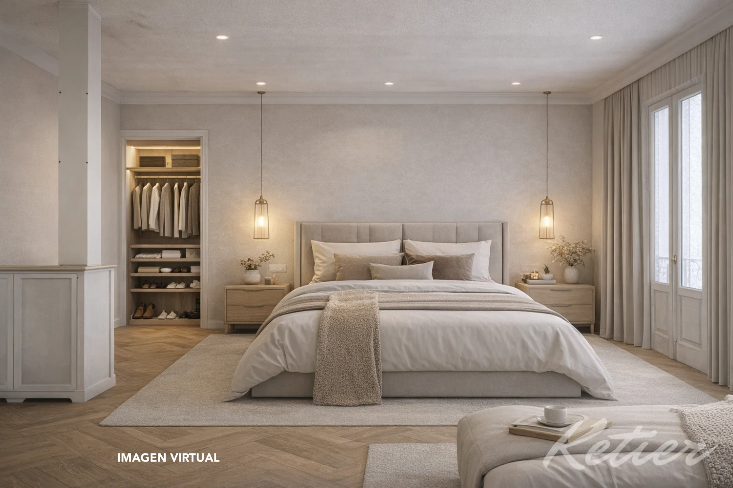 Piso en Salamanca Madrid Dormitorio Virtual