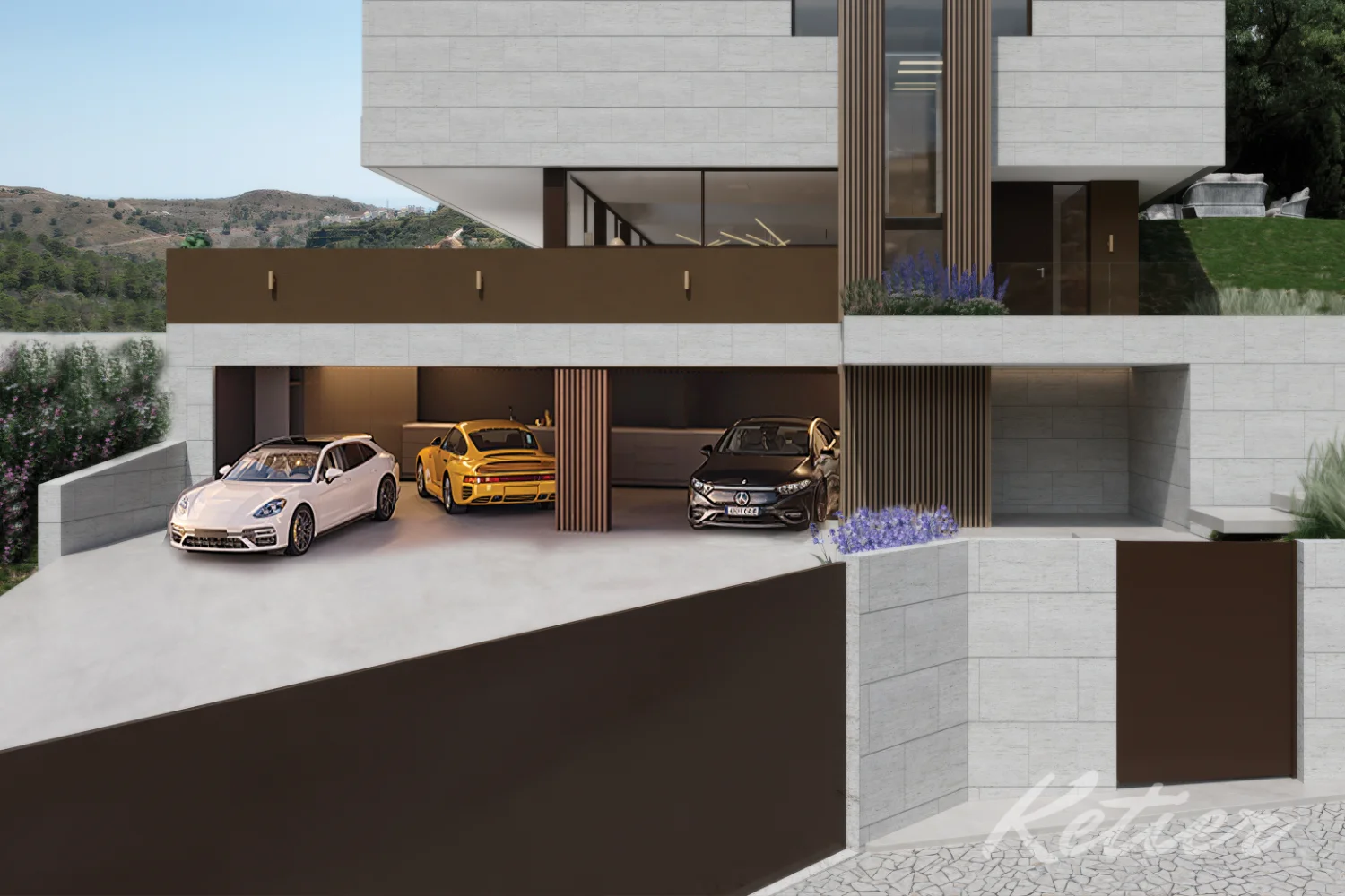 Villa Marbella Benhabis Garaje