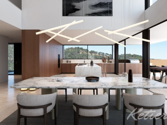 Villa Marbella Benhabis Salon Comedor