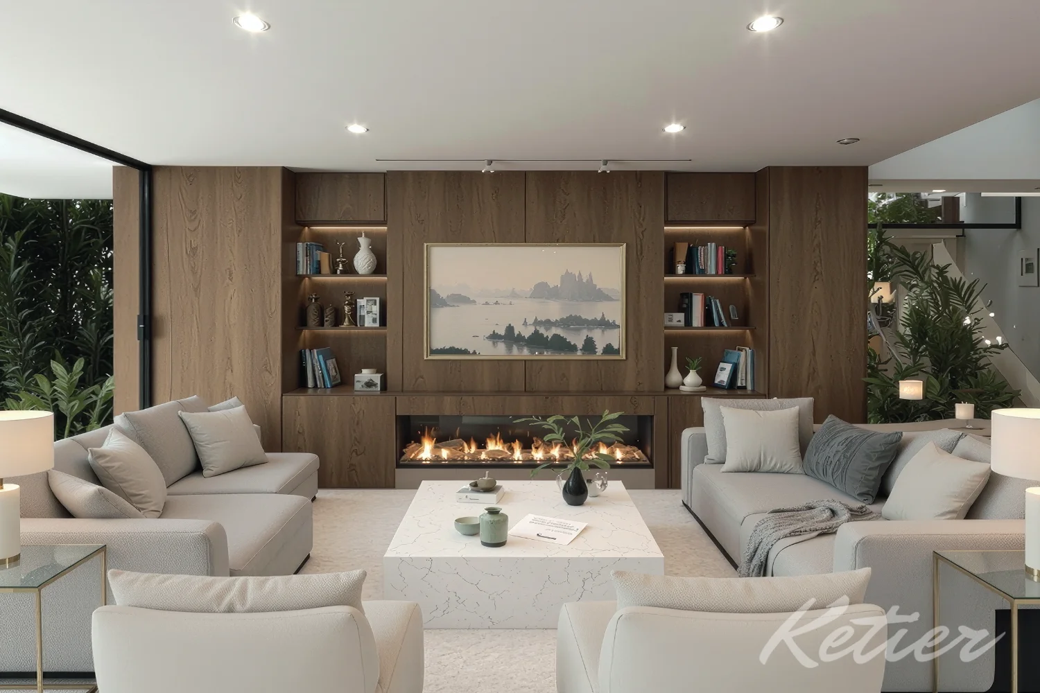 Villa Marbella Benhabis Salon Comedor