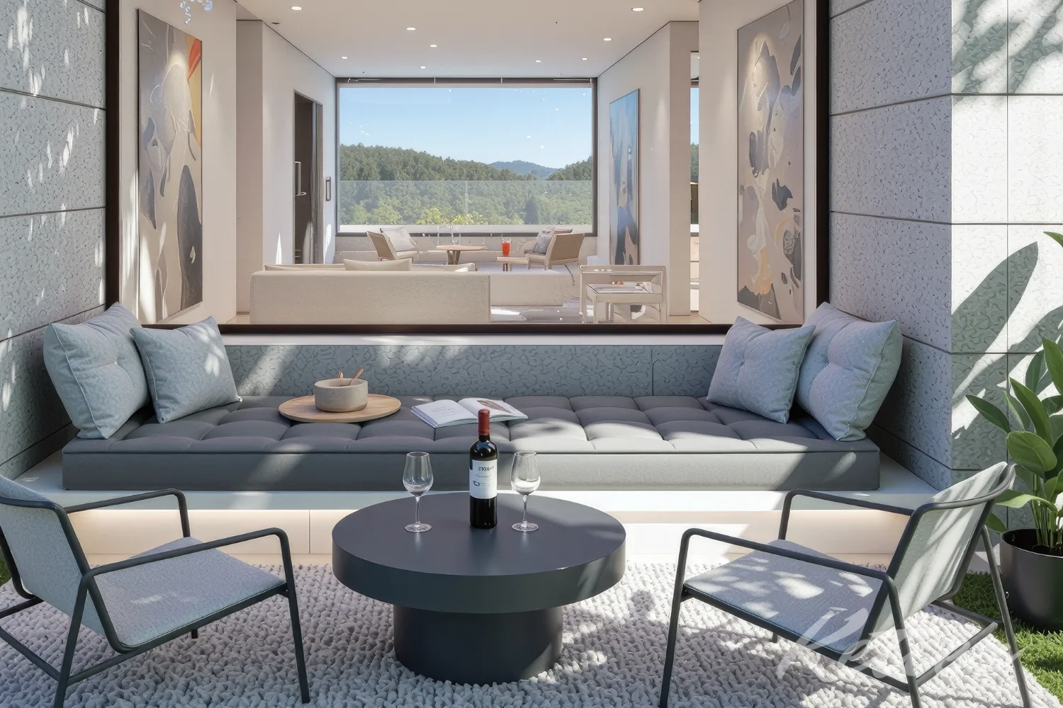 Villa Marbella Benhabis Terraza