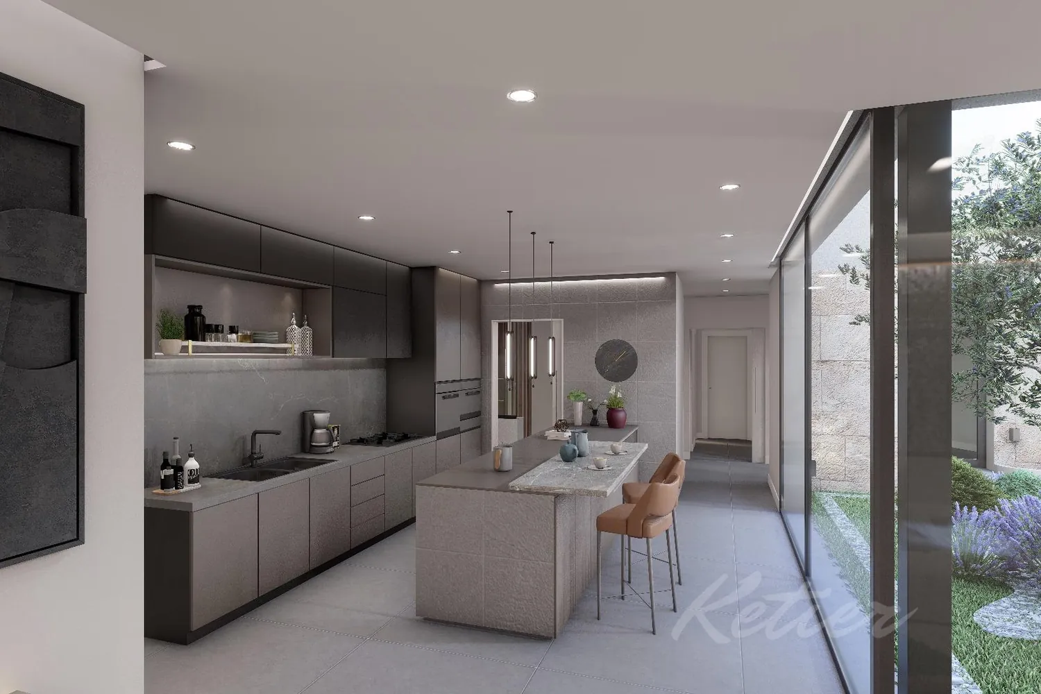 Designer detached villa with a pool in Las Rozas