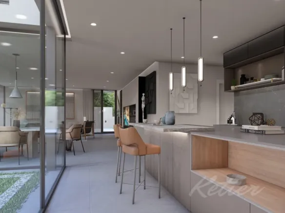 Designer detached villa with a pool in Las Rozas