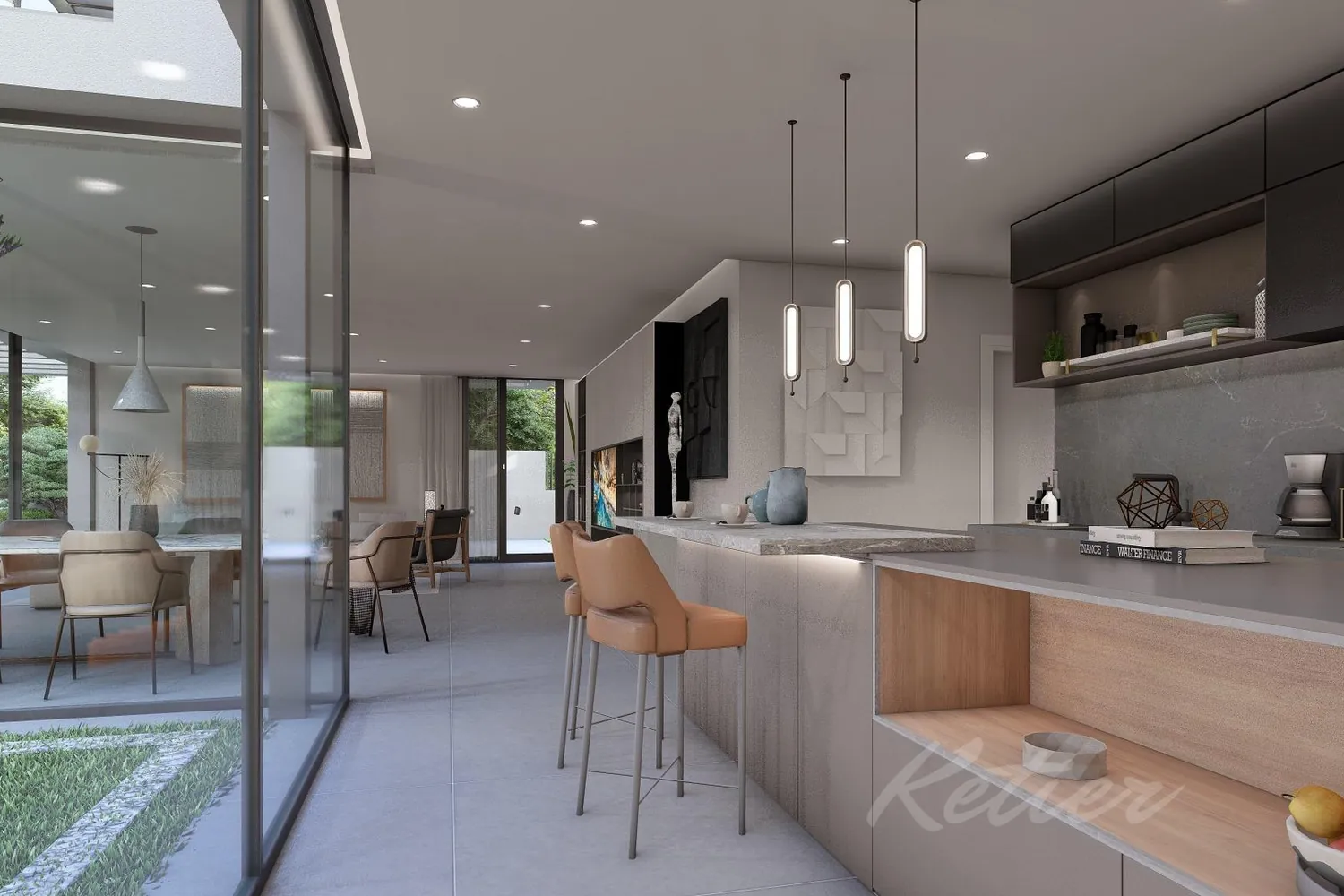 Designer detached villa with a pool in Las Rozas