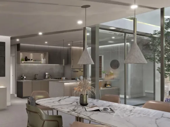 Designer detached villa with a pool in Las Rozas
