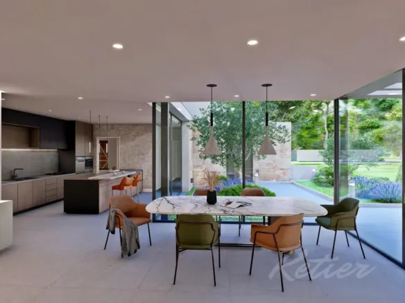 Designer detached villa with a pool in Las Rozas