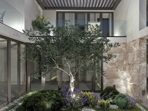 Designer detached villa with a pool in Las Rozas