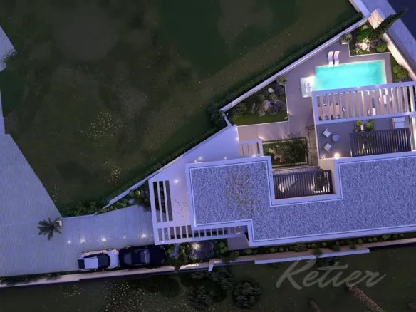 Designer detached villa with a pool in Las Rozas