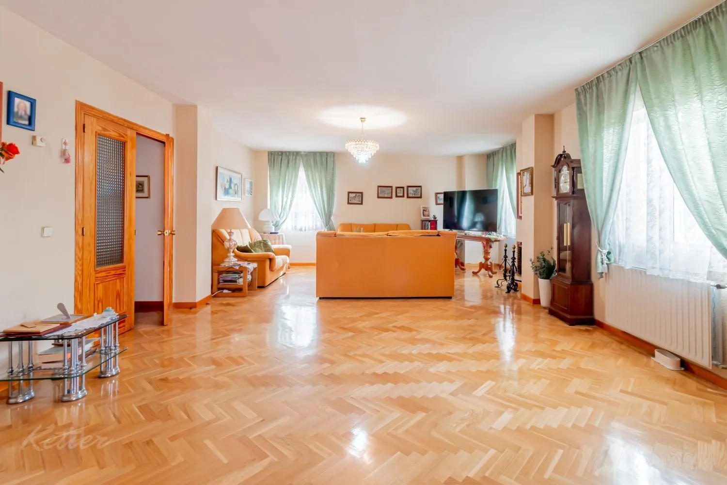 chalet pareado monte rozas salon