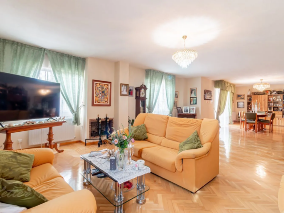 chalet pareado monte rozas salon