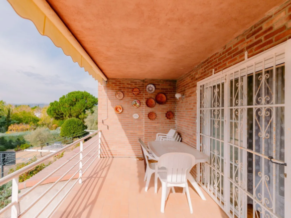 chalet pareado monte rozas terraza