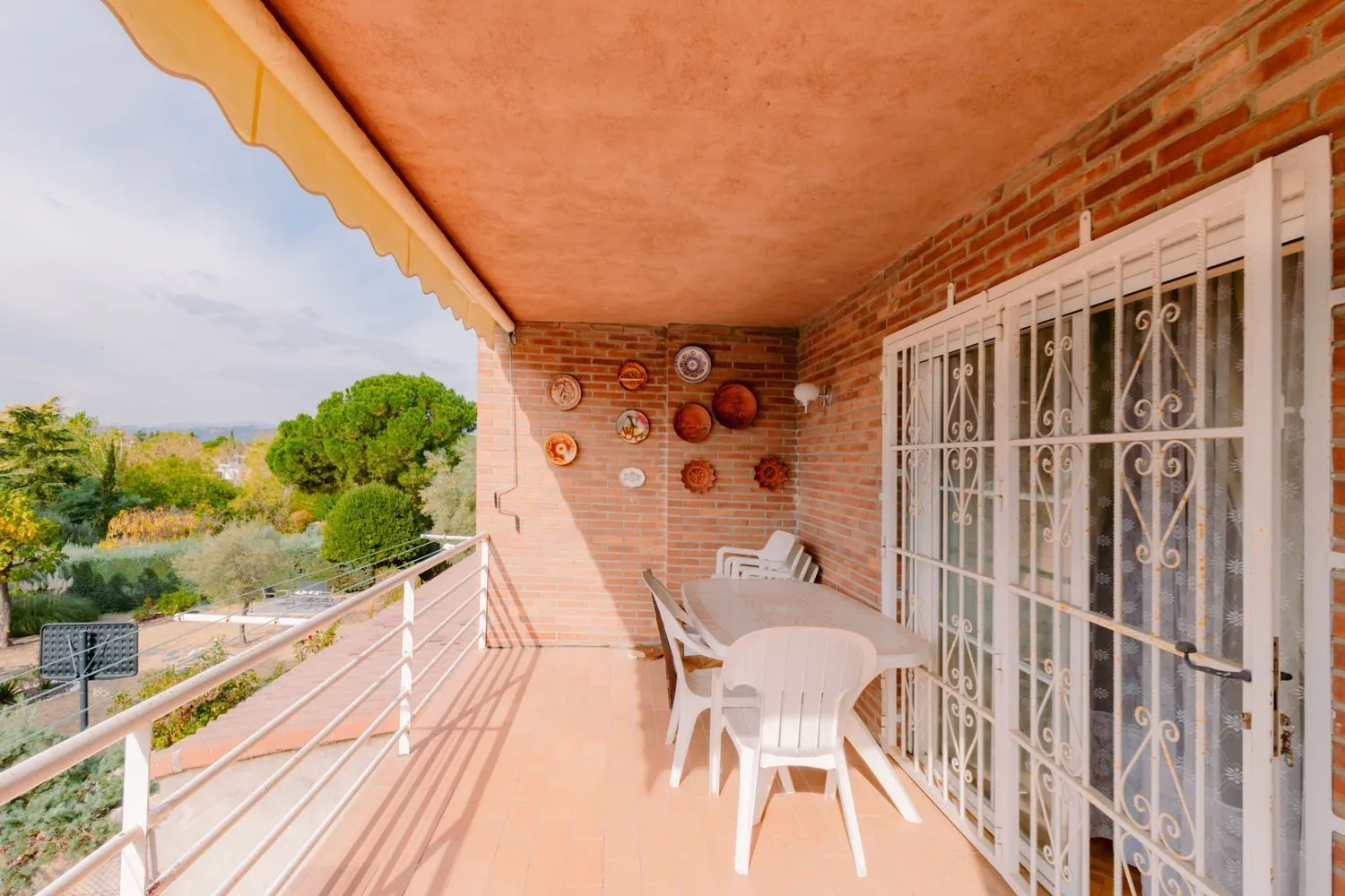 chalet pareado monte rozas terraza
