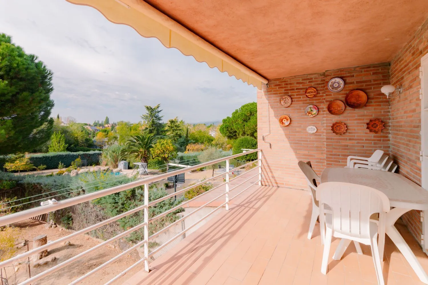 chalet pareado monte rozas terraza