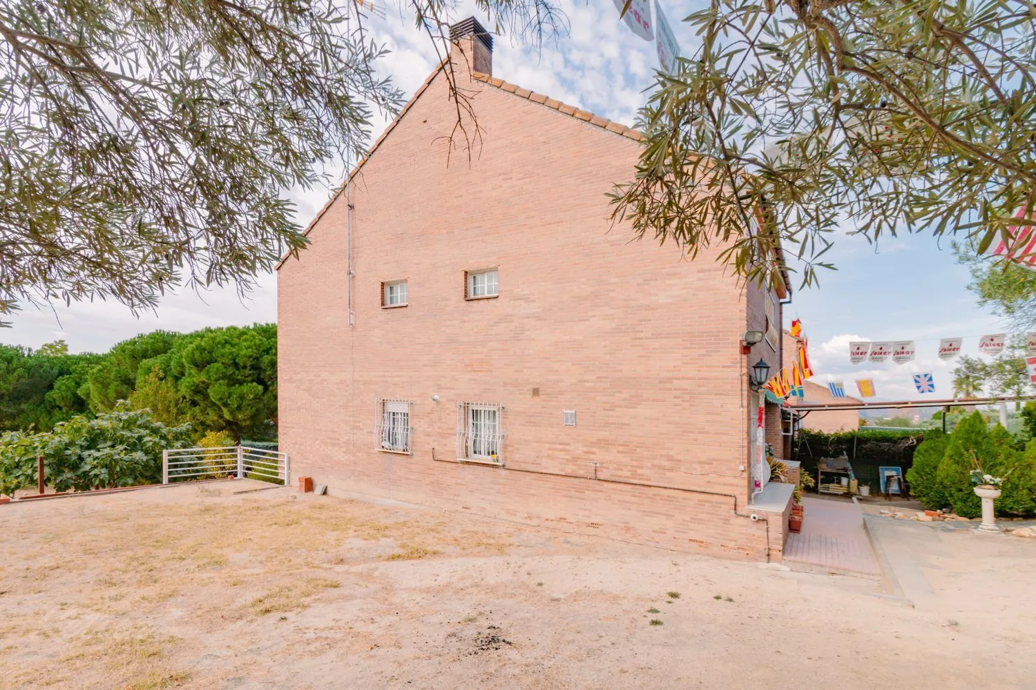 chalet pareado monte rozas exterior parcela