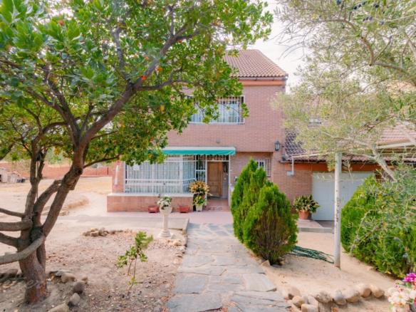 chalet pareado monte rozas exterior parcela