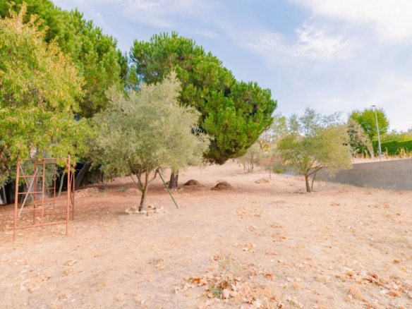 chalet pareado monte rozas exterior parcela