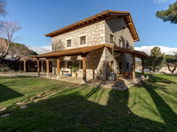 Chalet Collado Villalba Jardin