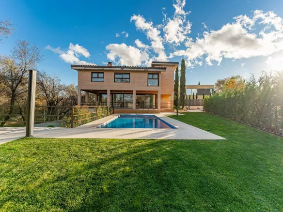 Chalet Villafranca del Castillo Jardin